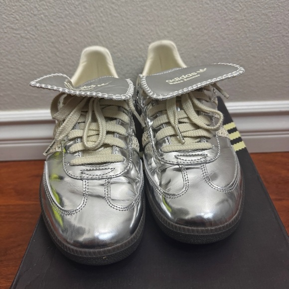 adidas Samba Wales Bonner Silver Size 11 - Picture 2 of 8